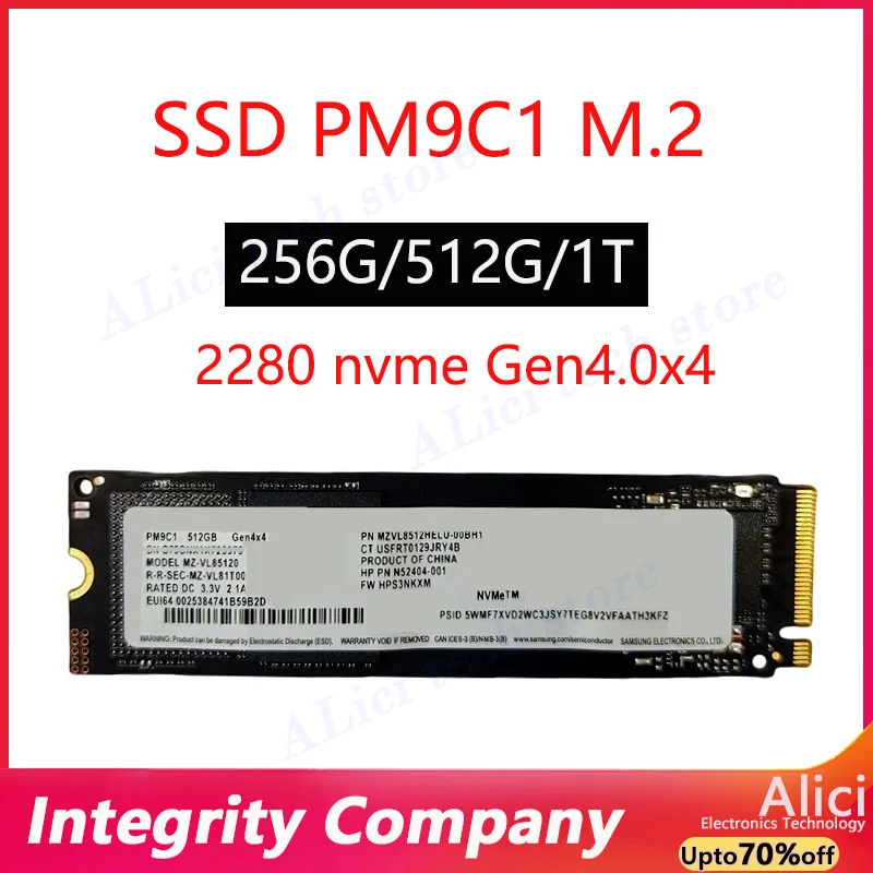 Samsung Ssd - Originale applicabile Samsung PM9C1 /PM9C1a 512G