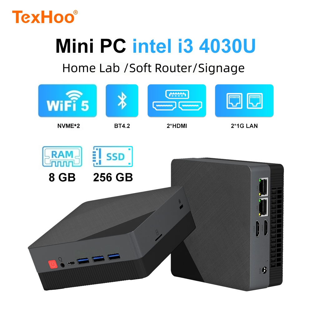 Texhoo MINI PC, processore Int - Memory Card Ssd recensione e prezzo