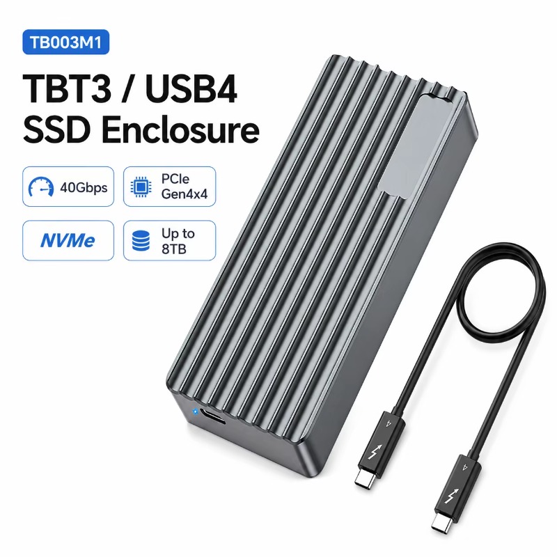 Box esterno TBT3/USB4 per SSD  - External Ssd recensione e prezzo