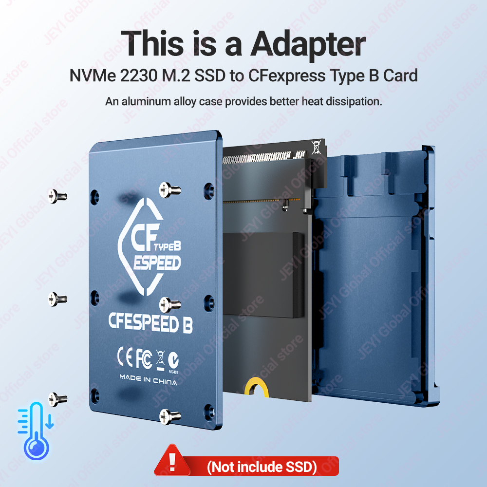 Adattatore JEYI CF-Express Typ - Memory Card Ssd recensione e prezzo
