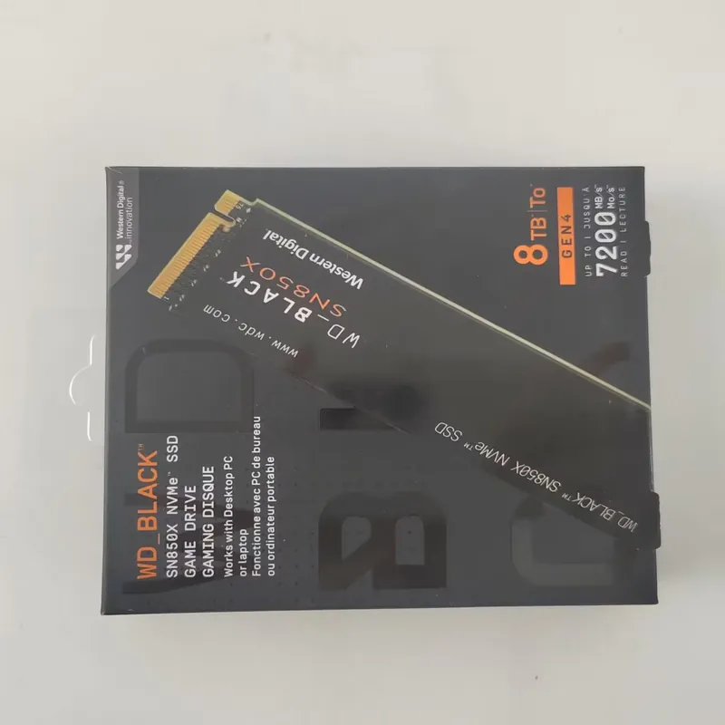 Nuovo WD_BLACK SN850X 8TB NVMe - Nvme Ssd recensione e prezzo