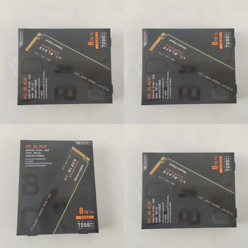Nuovo WD_BLACK SN850X 8TB NVMe - Nvme Ssd recensione e prezzo