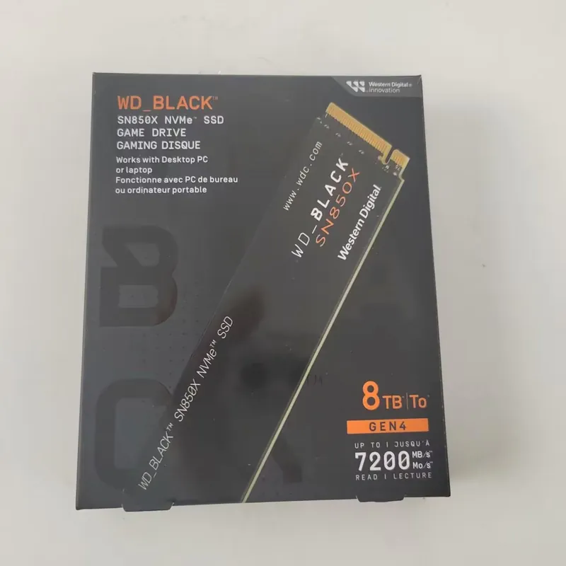 Nuovo WD_BLACK SN850X 8TB NVMe - Nvme Ssd recensione e prezzo