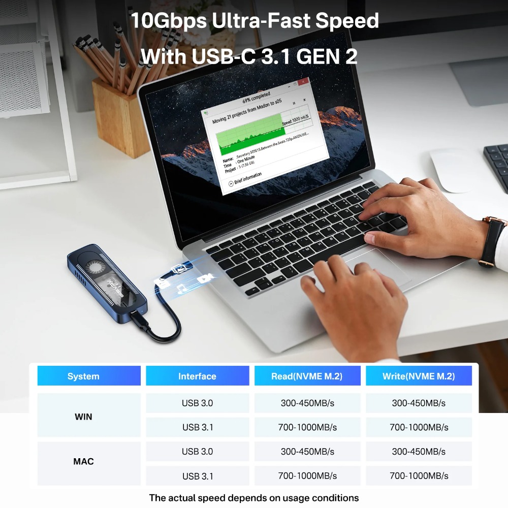 ACASIS Case per SSD M.2 NVME d - 8Tb M2 Nvme Ssd recensione e prezzo